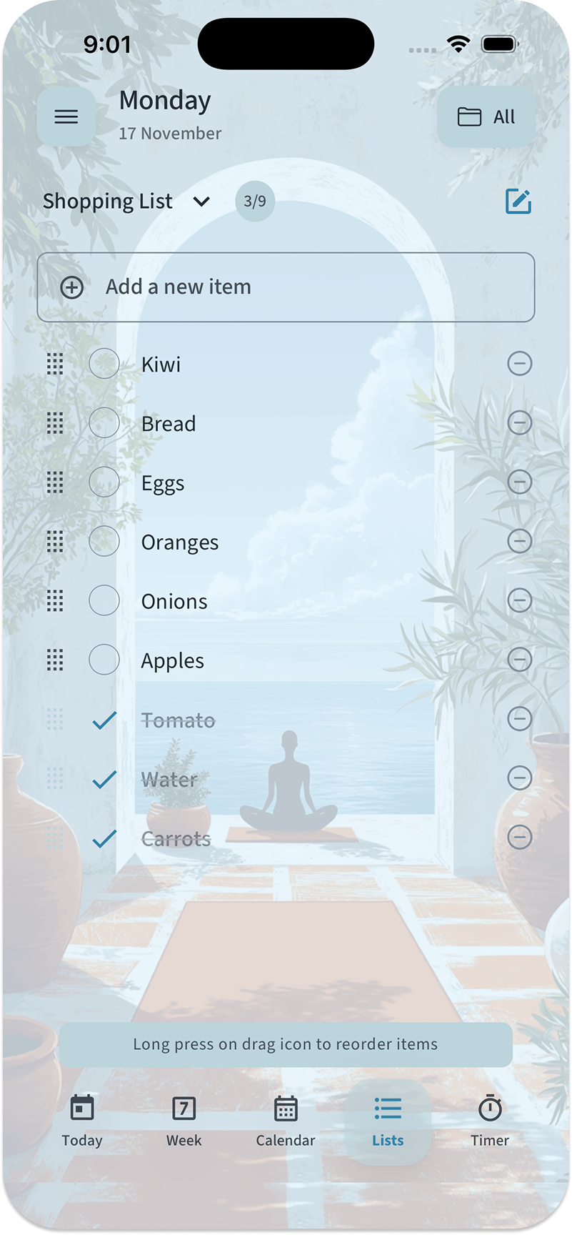 Organized Lists & Focus Timer