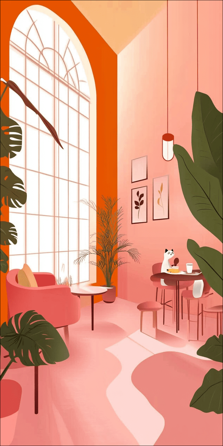 Cafe — Tickmeek premium background theme