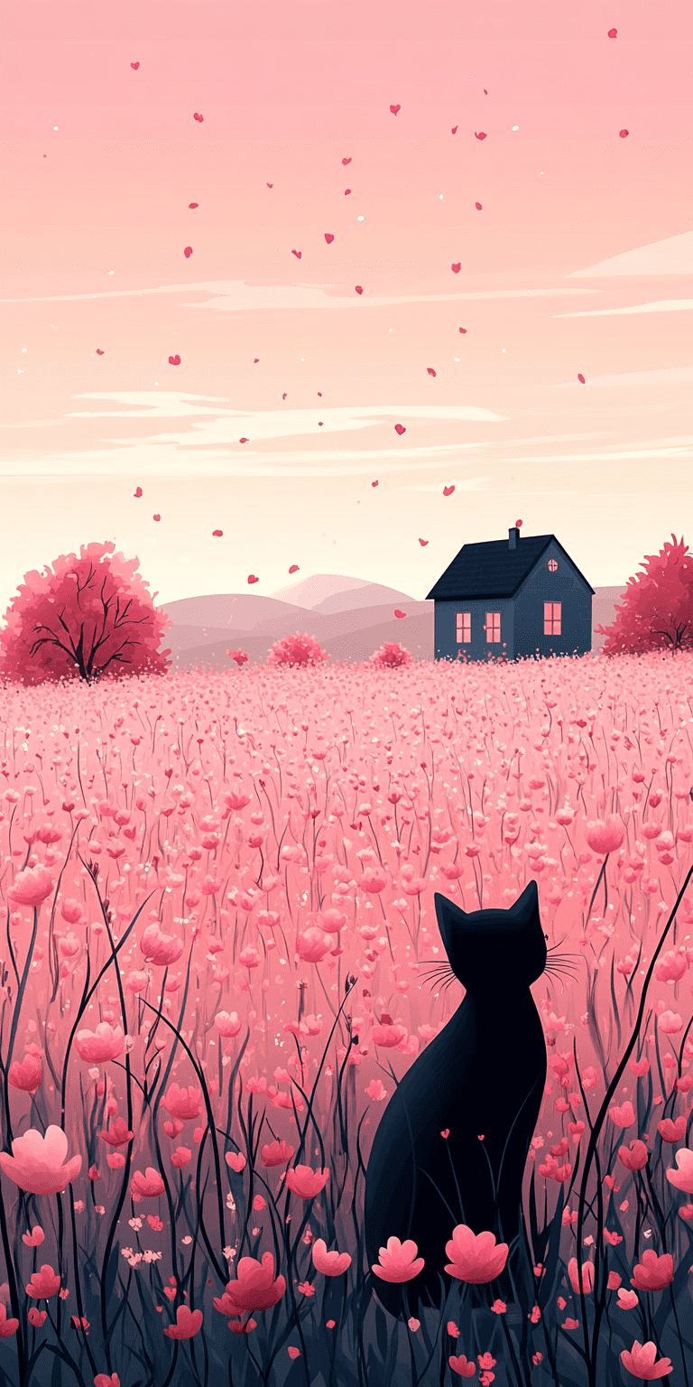 Cherry Blossom — Tickmeek premium background theme